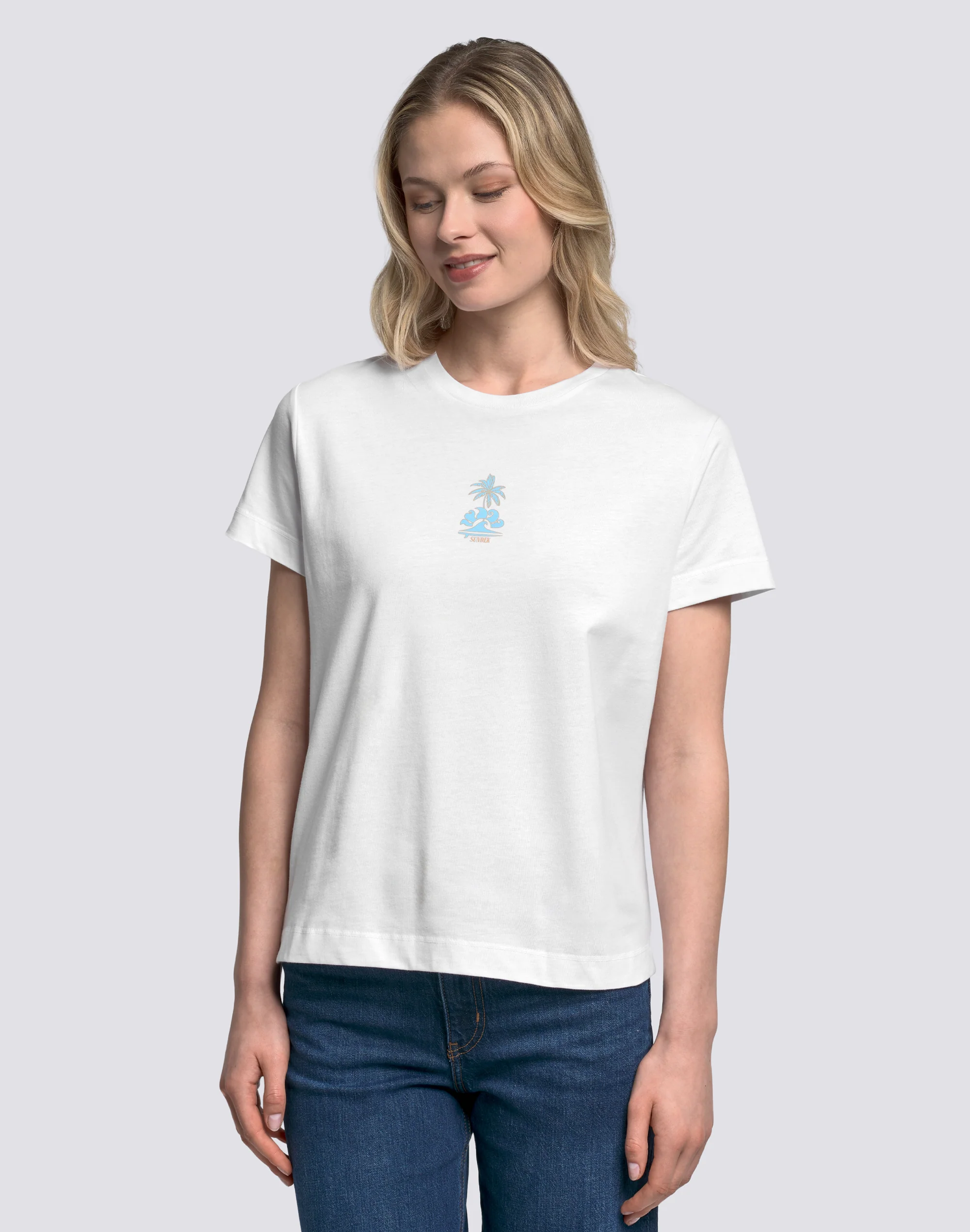 T-SHIRT DONNA STAMPA GOOD VIBES ONLY - Image 5